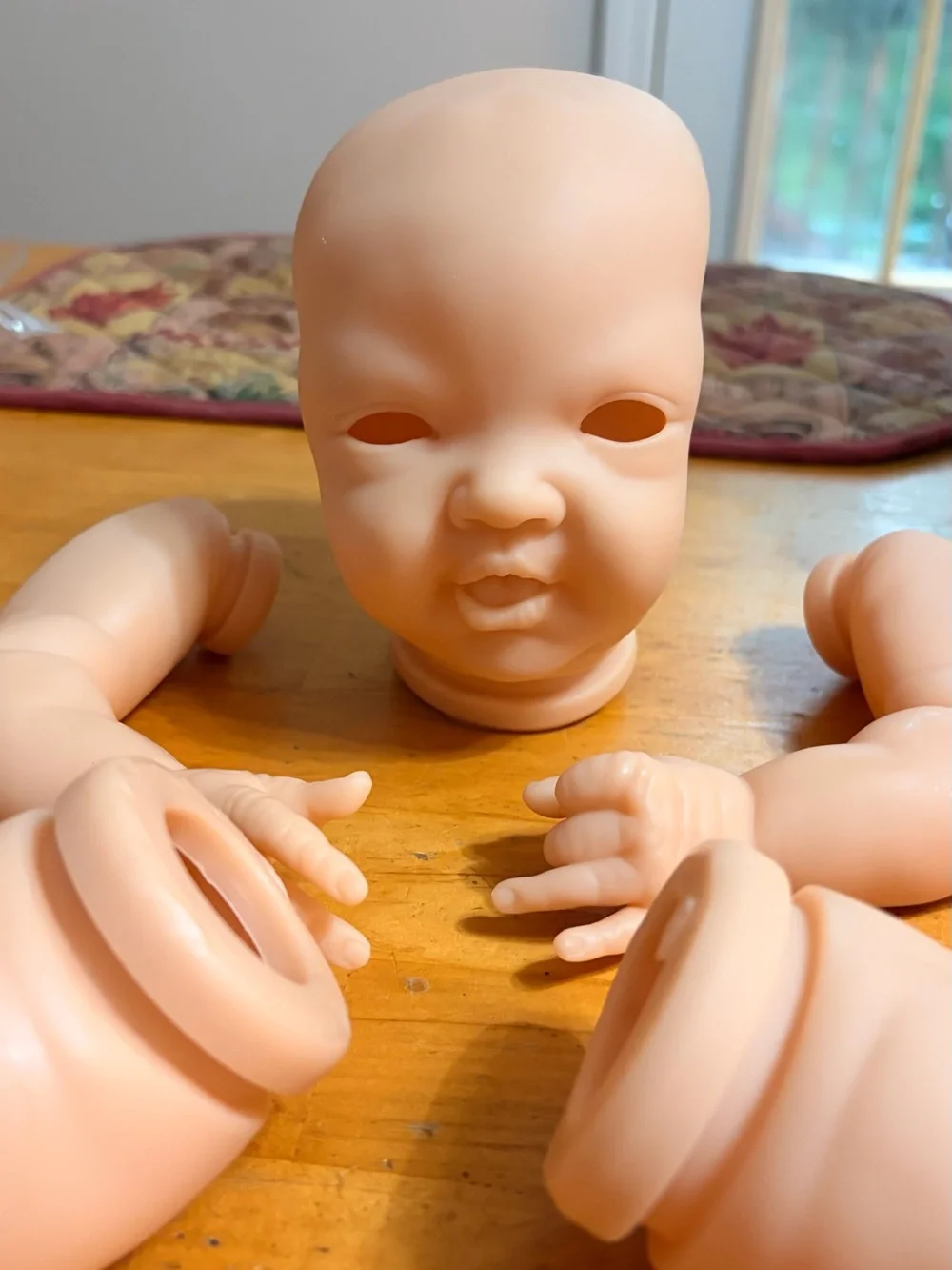 Unbranded Realistic Vinyl Baby Doll Parts - Flesh Tone EVERLY